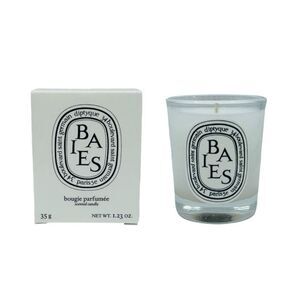 Diptyque Paris Baies Super Mini Candle - White - 1.23 oz / 35g